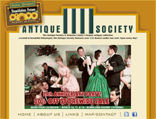 Tablet Screenshot of antiquesociety.com